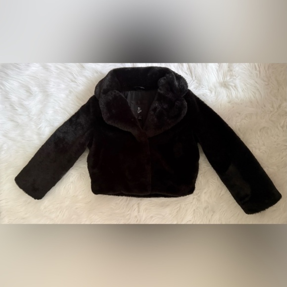 Art Class Kids Faux Fur Jacket